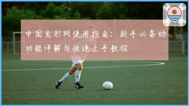 中国竞彩网使用指南：新手必备的功能详解与快速上手教程